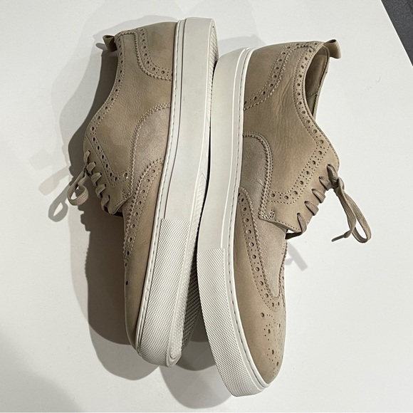 Cole Haan Men's 13M Winslow Mortar Nubuck Leather Wingtip Sneakers C36086 - Picture 8 of 11